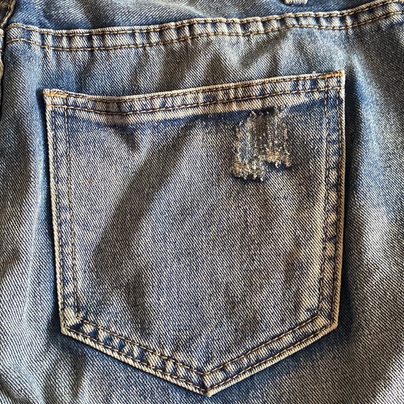 Bluenotes straight fit high rise festival distressed raw hem jeans - Picture 10 of 13